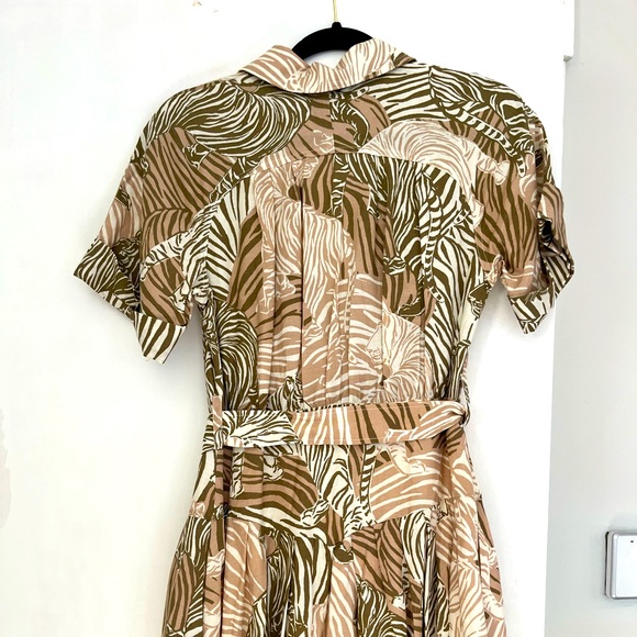Indio Dress in Palm Print- The Bright Side - Picture 4 of 4